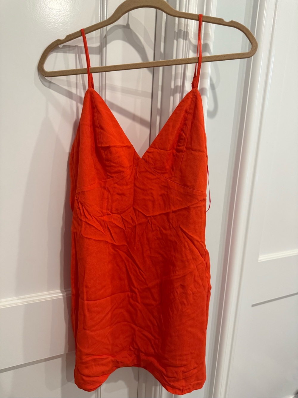 superdown Vibrant Orange Drawstring Slip